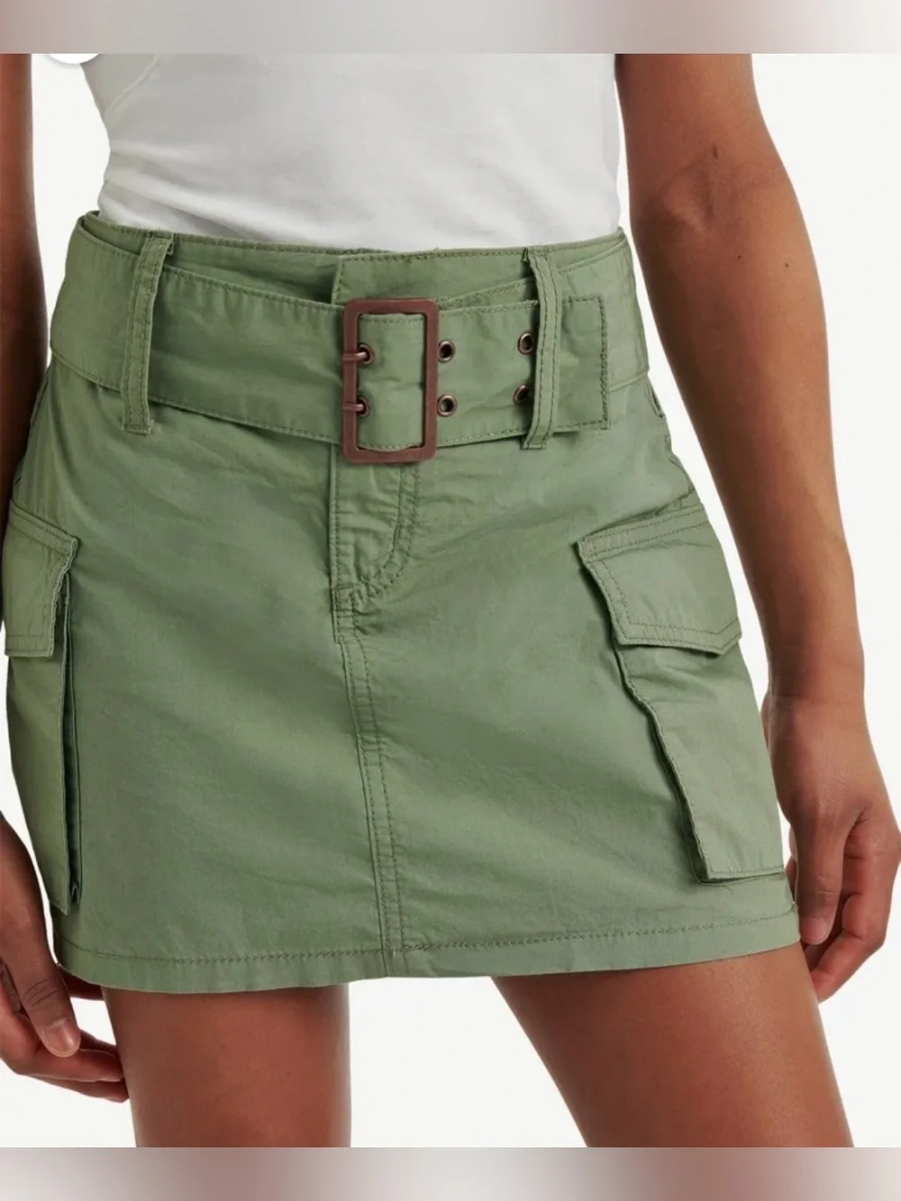 NWT Justice Girls Cargo Skirt with Belt